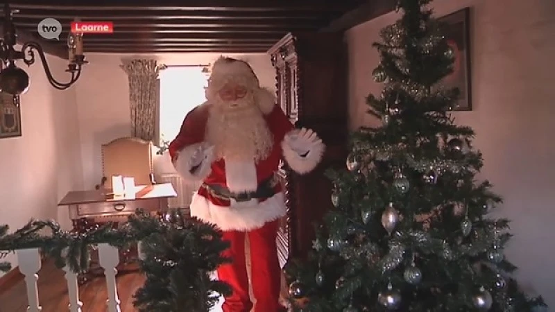 De Kerstman wordt 1000 jaar en dat wordt gevierd in het kasteel van Laarne