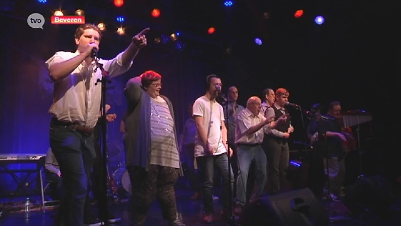 Beverse band ''The Ups and downs'', sfeermakers met een verstandelijke beperking