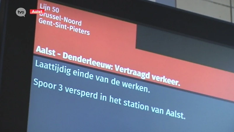 Treinverkeer Aalst-Denderleeuw vanochtend langer verstoord dan verwacht