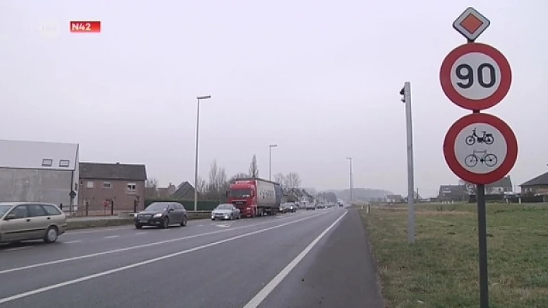 Trajectcontrole N42 werkt nog altijd niet door dit klein stukje waar je 90 mag