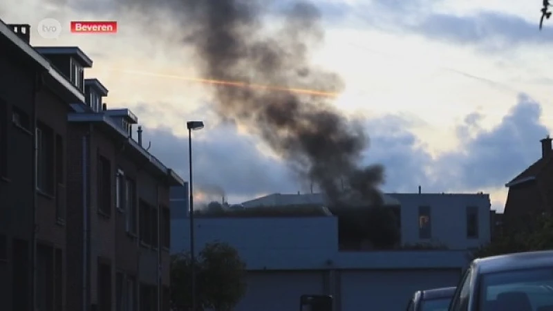 Brand in Warande Beveren was aangestoken