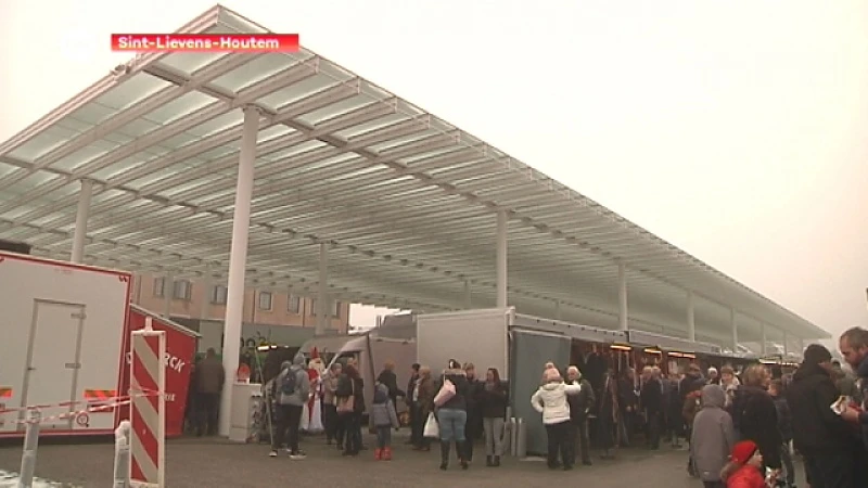 Wekelijkse markt Sint-Lievens-Houtem komt weer thuis