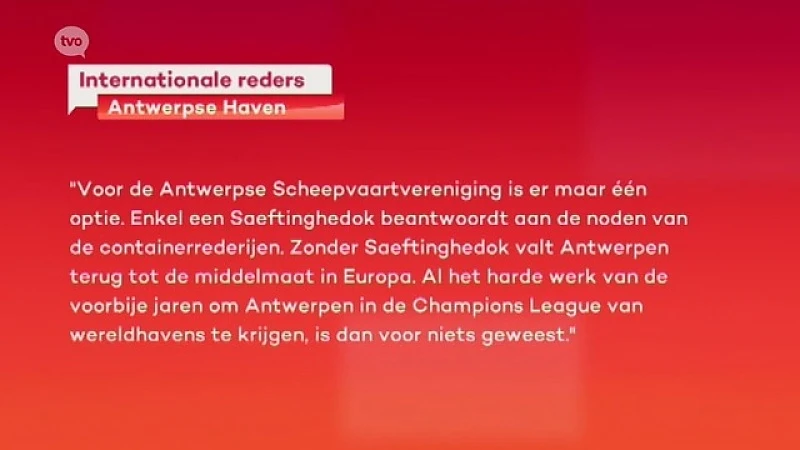 Doel 2020 niet te spreken over open brief rederijen