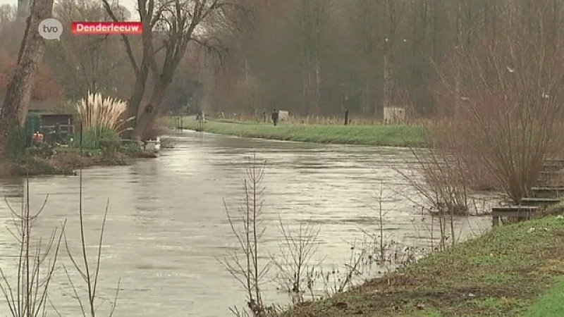 Waterstand Dender nog altijd hoog, maar daling is ingezet