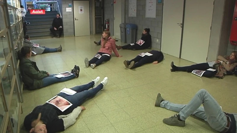 Aalsterse hogeschool oefent noodplan in geval van groot schietincident
