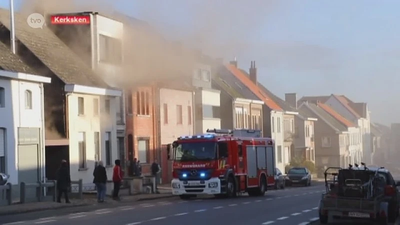 Woning onbewoonbaar na brand in Kerksken