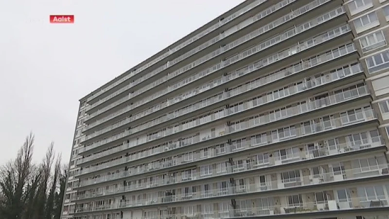 Veertigtal huishoudens zonder lift in Aalsters flatgebouw van 12 hoog