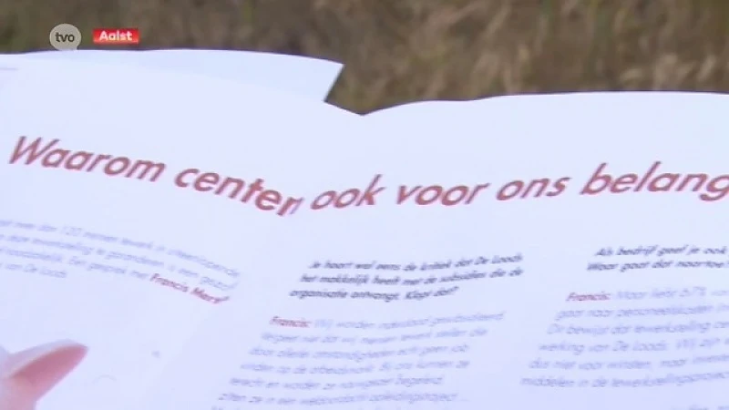 Protest tegen banenverlies in Aalsterse sociale werkplaats Bioboerderij