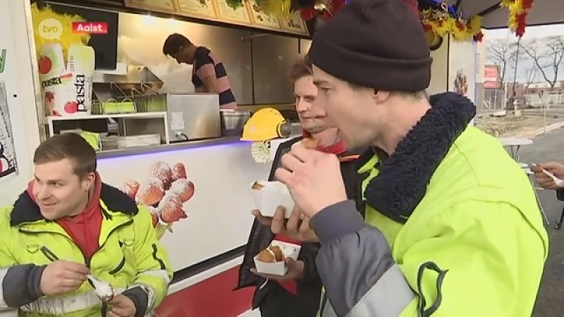 Denderstraat eindelijk weer open: smoutebollen à volonté!