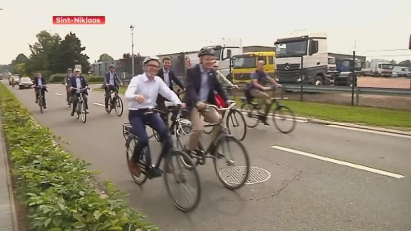 Lancering van de Fietsweek in Sint-Niklaas