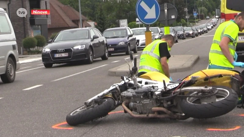 Motorrijder zwaargewond na ongeval in Ninove