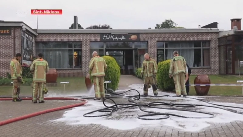 Sint-Niklaas restaurant vat vuur