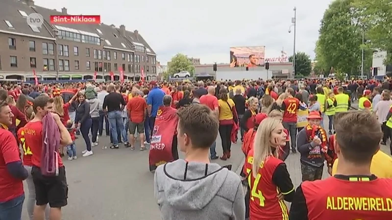 Hoofdafbeelding voor artikel Supporters Rode Duivels tekenen…