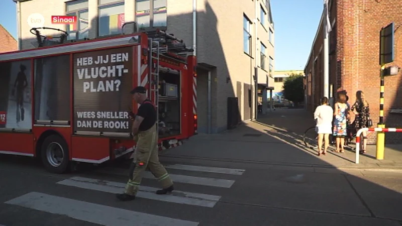 Laatste schooldag in mineur in Sinaai: Brandje in school