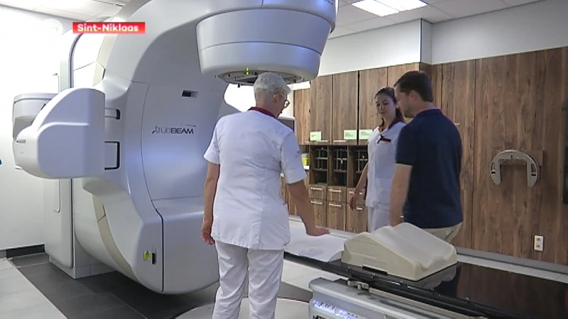 AZ Nikolaas neemt nieuw bestralingstoestel Radiotherapie in gebruik