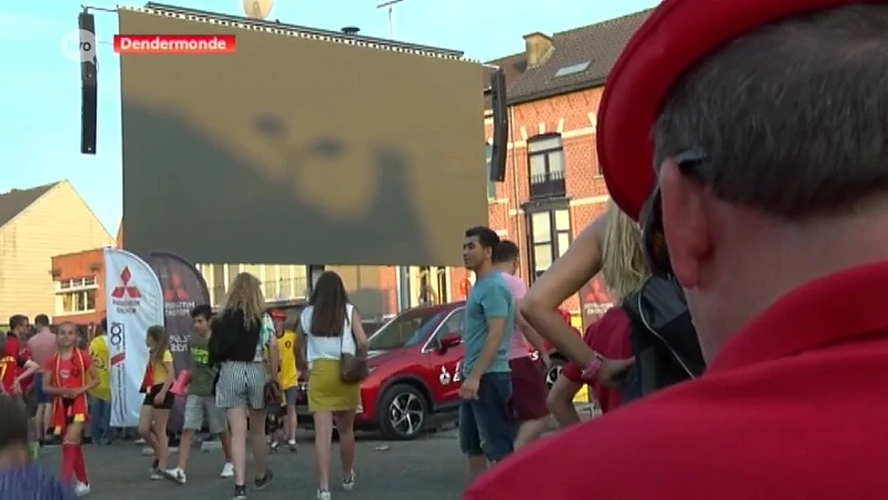 Even paniek toen groot scherm op zwart ging in Dendermonde