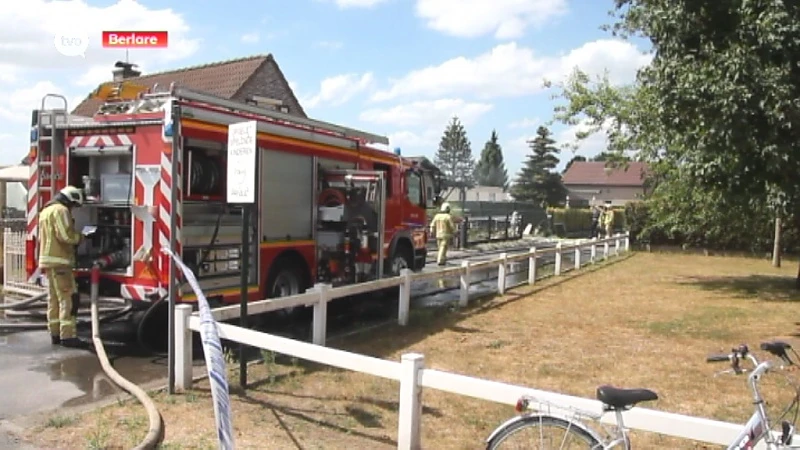 Berlare: Chalet gaat in vlammen op, papegaai overleeft de brand niet