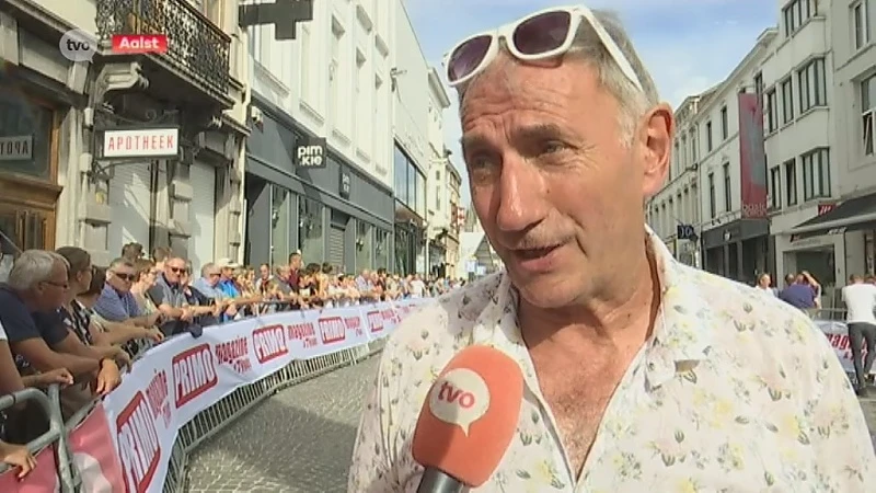 Natour Aalst: Mikaël Soinne praat met organisator Renno Roelandt
