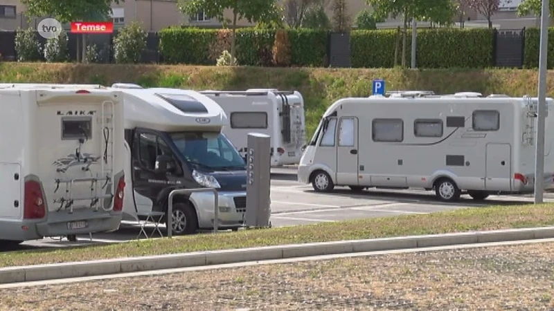 Gloednieuwe mobilhomeparking in Temse