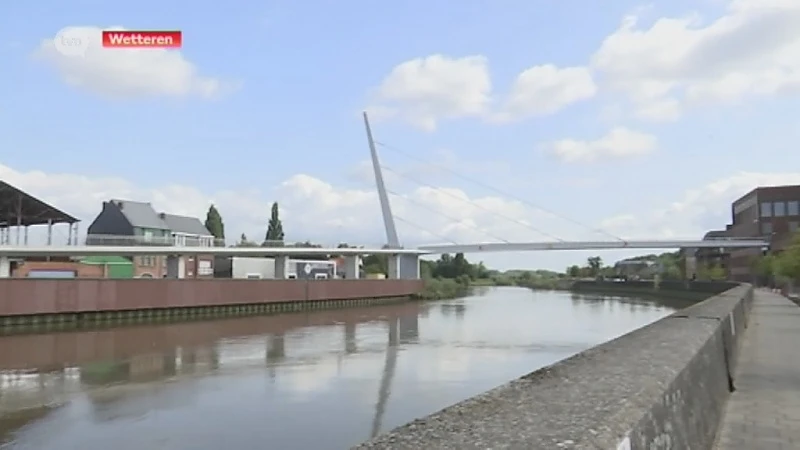 Nieuwe fiets- en voetgangersbrug in Wetteren opent zaterdag