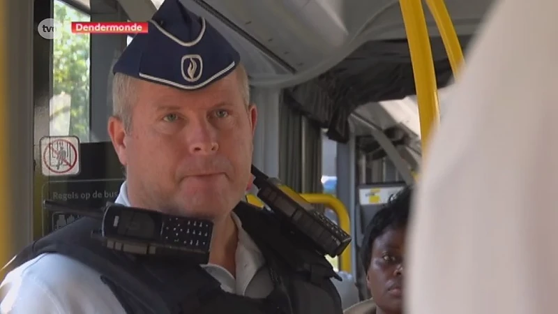 Politieactie aan station en schoolomgevingen Dendermonde