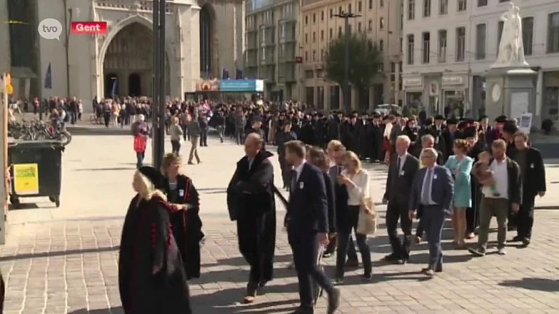 Meer volk op officiële start van academiejaar aan de UGent