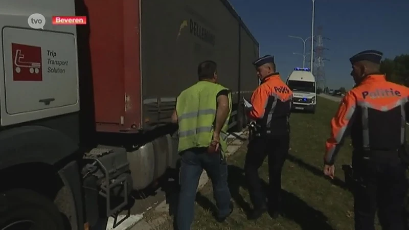 Beveren controleert op zelf ingevoerde tonnagebeperking op gewestweg N450