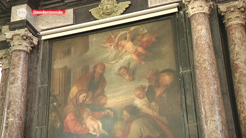Schilderij van Antoon Van Dyck in Dendermonde wordt grondig aangepakt