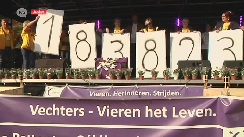 Levensloop Aalst haalt bijna 200.000 euro binnen voor kankeronderzoek