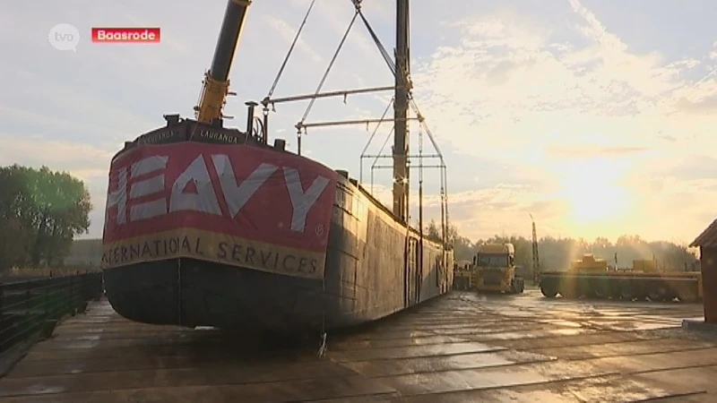 Historisch schip keert terug naar thuishaven Baasrode