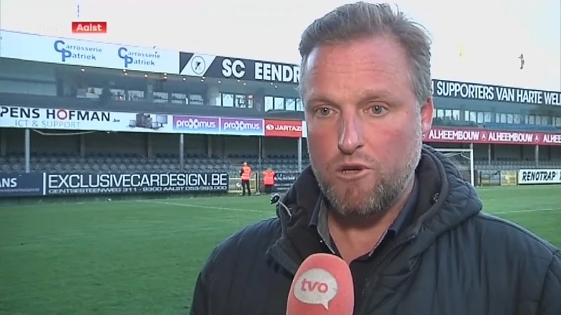 Scheidsrechter kop van jut bij spelers en coach Eendracht Aalst