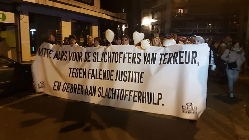 Massale opkomst voor start Witte Mars Aalst