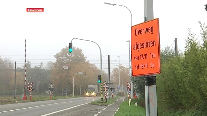 Spooroverweg N70 tijdens weekend afgesloten voor alle verkeer