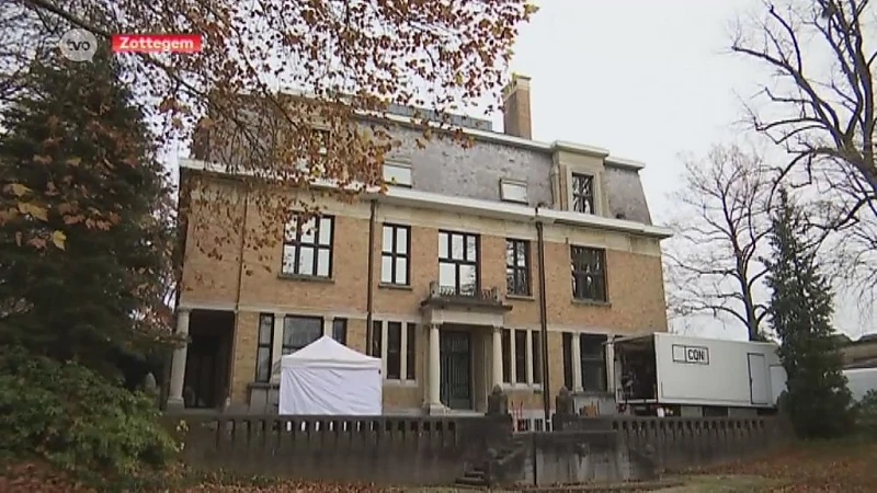 Villa in Zottegem decor van nieuwe VRT-fictiereeks 'Over Water'