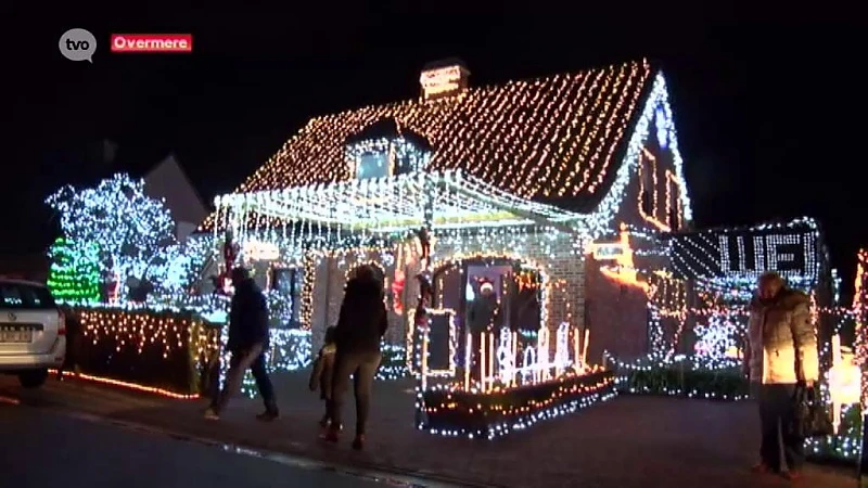 92.000 kerstlichtjes zorgen voor prachtig kerstspektakel in Overmere