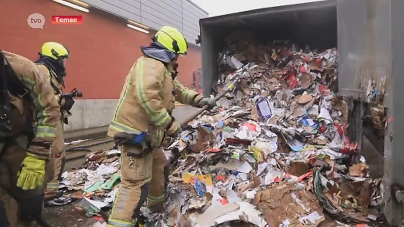 Lidl Temse geëvacueerd na brand