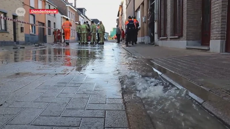 Vijf gezinnen tijdelijk dakloos na groot waterlek in Denderleeuw