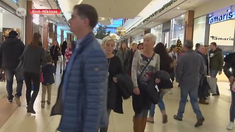 Waasland Shopping Center belegerd door kerstshoppers