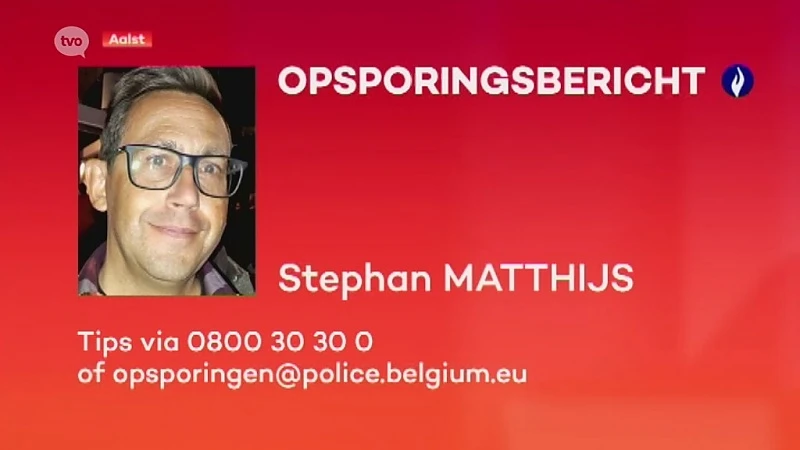 Politie en parket op zoek naar vermiste Aalstenaar Stephan Matthijs