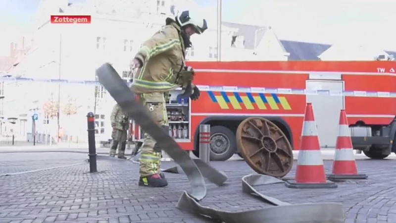 Stadscentrum Zottegem deels ontruimd na sterke geurhinder