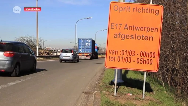 Voorbereidende werken Oosterweel aan oprit E17 Kruibeke gaan van start