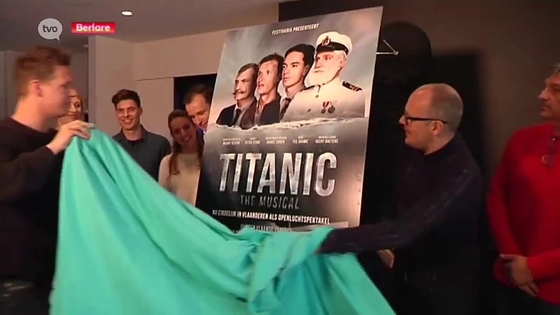 Titanic The Musical stelt hoofdrolspelers voor aan het Donkmeer in Berlare