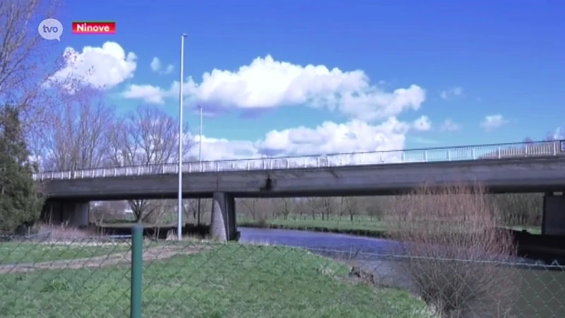 Denderbrug langs de N28 in Ninove acht maanden lang onder constructie