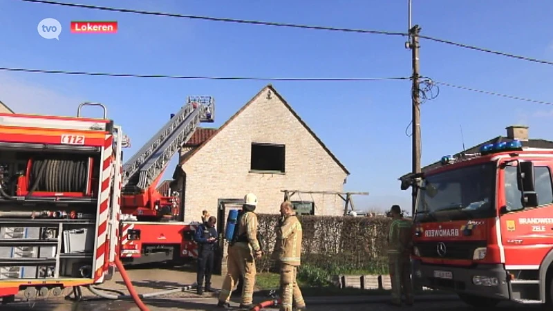 Lokeren: Defecte omvormer van zonnepanelen zet zolderverdieping in brand