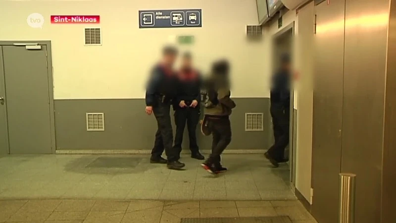 Grote politieactie in en rond station Sint-Niklaas om drugstrafiek en onveiligheid aan te pakken