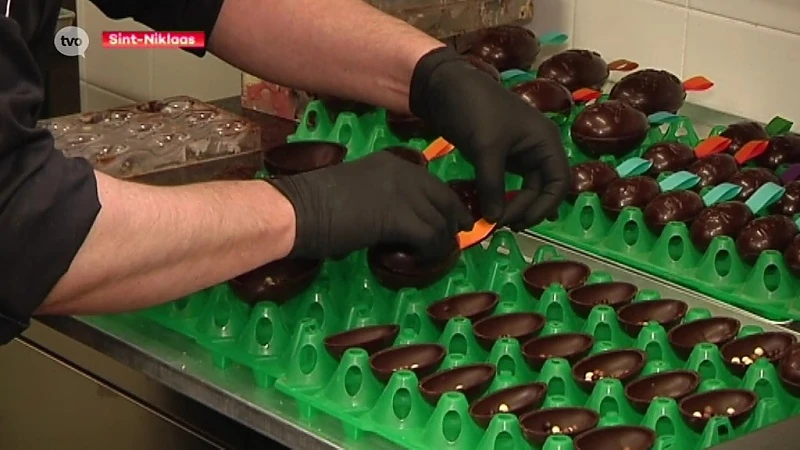 Late Pasen zorgt voor extra drukte bij chocolatiers