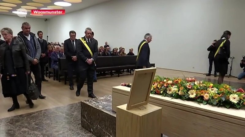 Waasmunster: Familie en collega-politici brengen laatste groet aan burgemeester Michel Du Tré