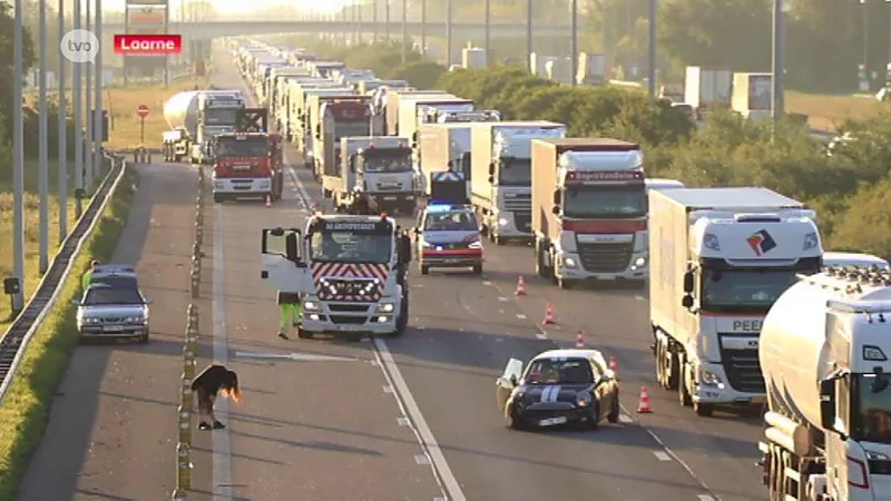 Chaotische ochtendspits na drie ongevallen op E17 richting Gent