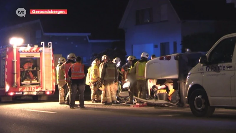 Brandweer moet man uit voertuig bevrijden na ongeval in Moerbeke