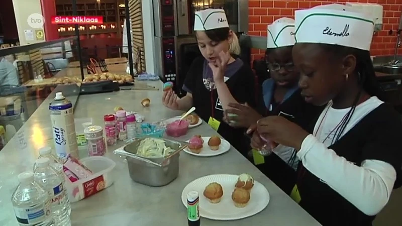 Schoolkinderen nemen voor 1 dag Waasland Shopping Center over